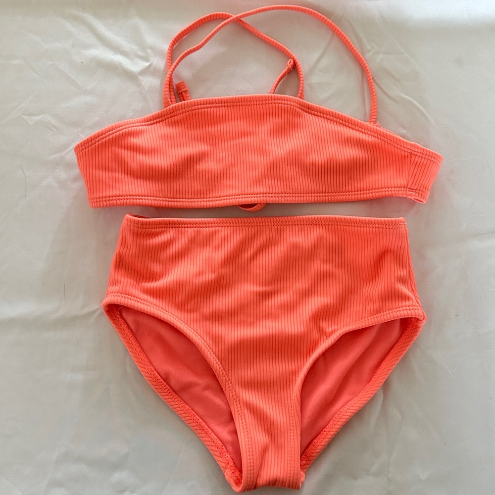 Art Class Vibrant Coral bikini size small 6/7